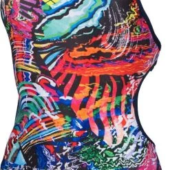 Arena Lace Back Allover One Piece Swimsuit Women, Multicolore 10 Arena Lace Back Allover One Piece Swimsuit Women, Multicolore -Natation Femme Soldes arena lace back allover one piece swimsuit women navy multi 3