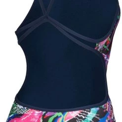 Arena Lace Back Allover One Piece Swimsuit Women, Multicolore 11 Arena Lace Back Allover One Piece Swimsuit Women, Multicolore -Natation Femme Soldes arena lace back allover one piece swimsuit women navy multi 4