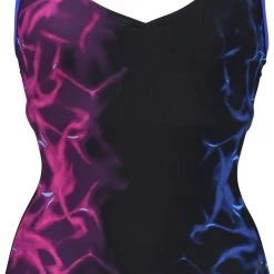 Arena Lise Light Cross Back Swimsuit Women, noir/Multicolore