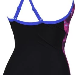 Arena Lise Light Cross Back Swimsuit Women, noir/Multicolore -Natation Femme Soldes arena lise light cross back swimsuit women black multi black bright blue 4