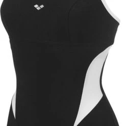 Arena Makimurax Maillot de bain une pièce Bonnet C encolure dégagée Femme, noir