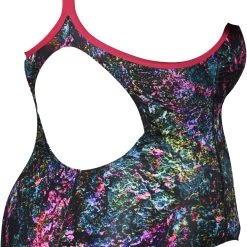 Arena Mountains Texture Light Drop Back Swimsuit Plus Women, noir/Multicolore 11 Arena Mountains Texture Light Drop Back Swimsuit Plus Women, noir/Multicolore -Natation Femme Soldes arena mountains texture light drop back swimsuit plus women freak rose multi 4