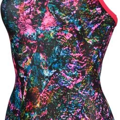 Arena Mountains Texture Light Drop Back Swimsuit Women, violet/Multicolore 8 Arena Mountains Texture Light Drop Back Swimsuit Women, violet/Multicolore -Natation Femme Soldes arena mountains texture light drop back swimsuit women freak rose multi 3