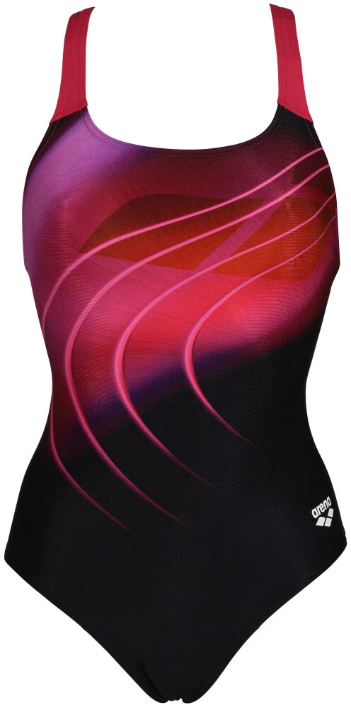 Arena Placement Swim Pro Back One Piece Swimsuit LB Women, noir/rose 3 Arena Placement Swim Pro Back One Piece Swimsuit LB Women, noir/rose