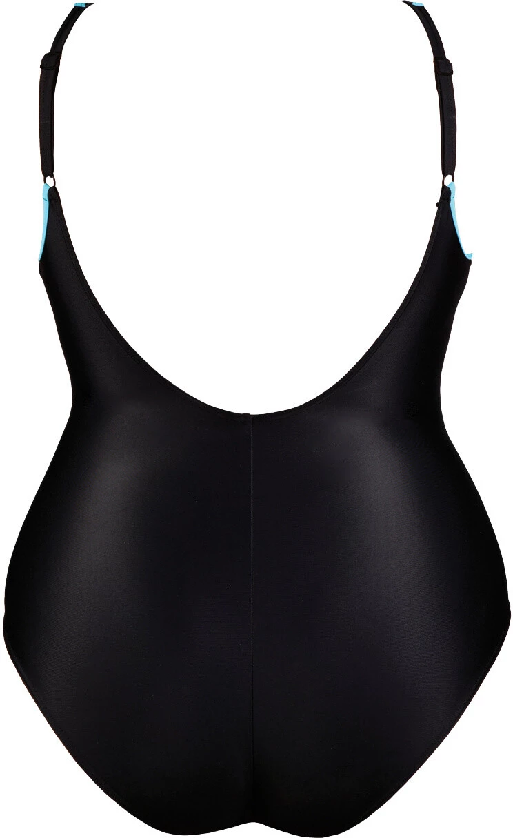 Arena Placement U Back One Piece Swimsuit B Plus Women, bleu/rose 4 Arena Placement U Back One Piece Swimsuit B Plus Women, bleu/rose – Image 2