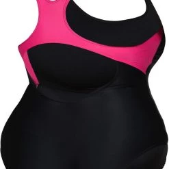 Arena Pro Back Graphic Plus One Piece Swimsuit Women, noir/turquoise -Natation Femme Soldes arena pro back graphic plus one piece swimsuit women black freak rose 4