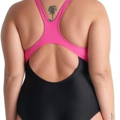 Arena Pro Back Graphic Plus One Piece Swimsuit Women, noir/turquoise -Natation Femme Soldes arena pro back graphic plus one piece swimsuit women black freak rose 6