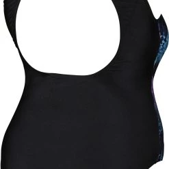 Arena Shiny O Back Swimsuit Plus Women, noir/Multicolore -Natation Femme Soldes arena shiny o back swimsuit plus women black multi 4
