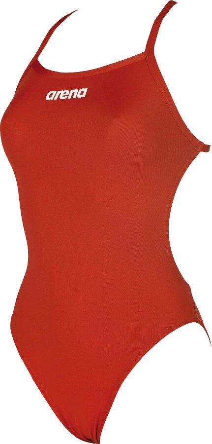 Arena Solid Light Tech High Maillot de bain une pièce Femme, rouge 3 Arena Solid Light Tech High Maillot de bain une pièce Femme, rouge