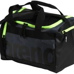 Arena Spiky III 25 Duffle, noir/gris -Natation Femme Soldes arena spiky iii 25 duffle dark smoke neon yellow 4