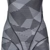 Arena Striped Geo Full Body Women, gris 1 Arena Striped Geo Full Body Women, gris -Natation Femme Soldes arena striped geo full body women black multi 1