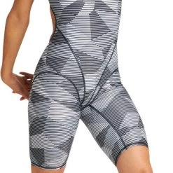 Arena Striped Geo Full Body Women, gris 12 Arena Striped Geo Full Body Women, gris -Natation Femme Soldes arena striped geo full body women black multi 5