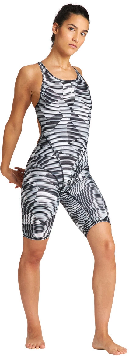 Arena Striped Geo Full Body Women, gris 7 Arena Striped Geo Full Body Women, gris – Image 5