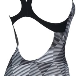 Arena Striped Geo Pro Back One Piece Swimsuit Women, Multicolore 11 Arena Striped Geo Pro Back One Piece Swimsuit Women, Multicolore -Natation Femme Soldes arena striped geo pro back one piece swimsuit women black multi 4