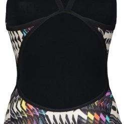 Arena Super Fly Back Allover One Piece Swimsuit Women, Multicolore -Natation Femme Soldes arena super fly back allover one piece swimsuit women black multi 2 1