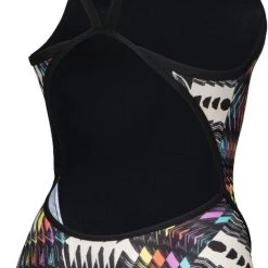 Arena Super Fly Back Allover One Piece Swimsuit Women, Multicolore -Natation Femme Soldes arena super fly back allover one piece swimsuit women black multi 4 1