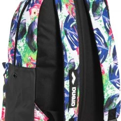 Arena Team 30 Allover Backpack, noir/blanc -Natation Femme Soldes arena team 30 allover backpack crazy fantasy skull 3 1