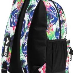 Arena Team 30 Allover Backpack, noir/blanc -Natation Femme Soldes arena team 30 allover backpack crazy fantasy skull 4 1
