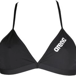 Arena Team Top Tie Back Solid Top Women, noir