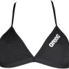 Arena Team Top Tie Back Solid Top Women, rouge -Natation Femme Soldes arena team top tie back solid top women black white 1 3