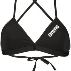 Arena Team Top Tie Back Solid Top Women, noir -Natation Femme Soldes arena team top tie back solid top women black white 6