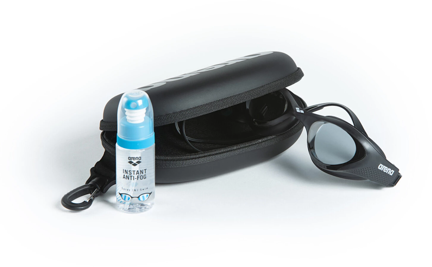Arena The One Bundle Goggles, Case,Cleaner, noir 4 Arena The One Bundle Goggles, Case,Cleaner, noir – Image 2