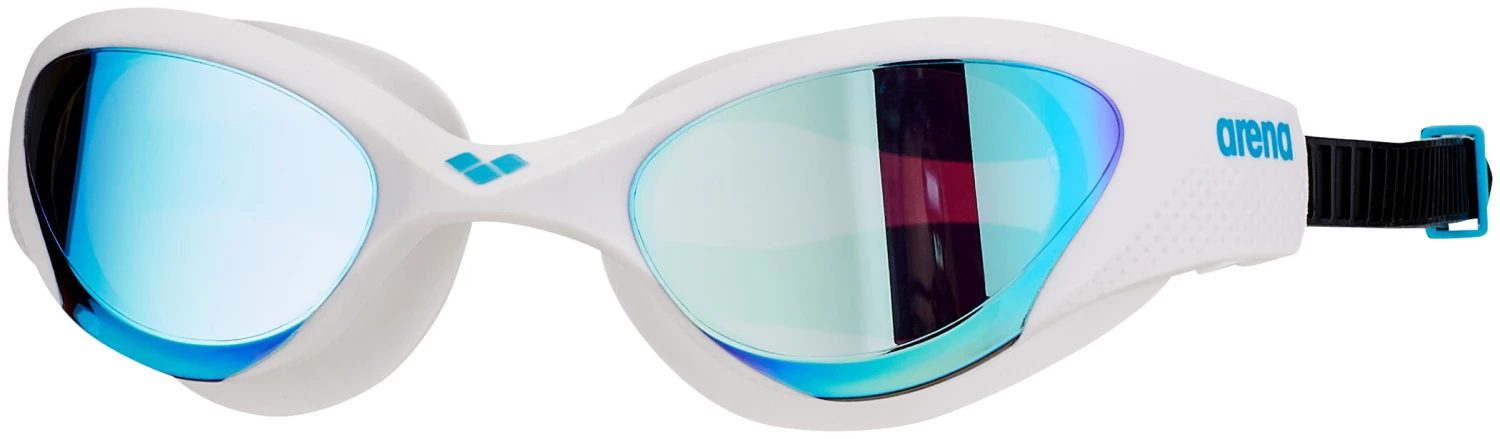 Arena The One Mirror Lunettes de natation, bleu/blanc 4 Arena The One Mirror Lunettes de natation, bleu/blanc – Image 2