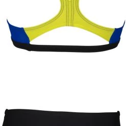 Arena Threefold Bikini Women, noir/Multicolore -Natation Femme Soldes arena threefold bikini women black neon blue soft green 2 1