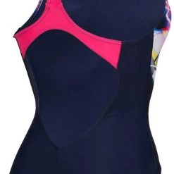 Arena V Back Placement One Piece Swimsuit Women, noir/Multicolore -Natation Femme Soldes arena v back placement one piece swimsuit women navy freak rose 3