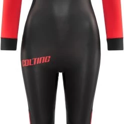Colting Wetsuits Open Sea Combinaison Femme, noir/rouge