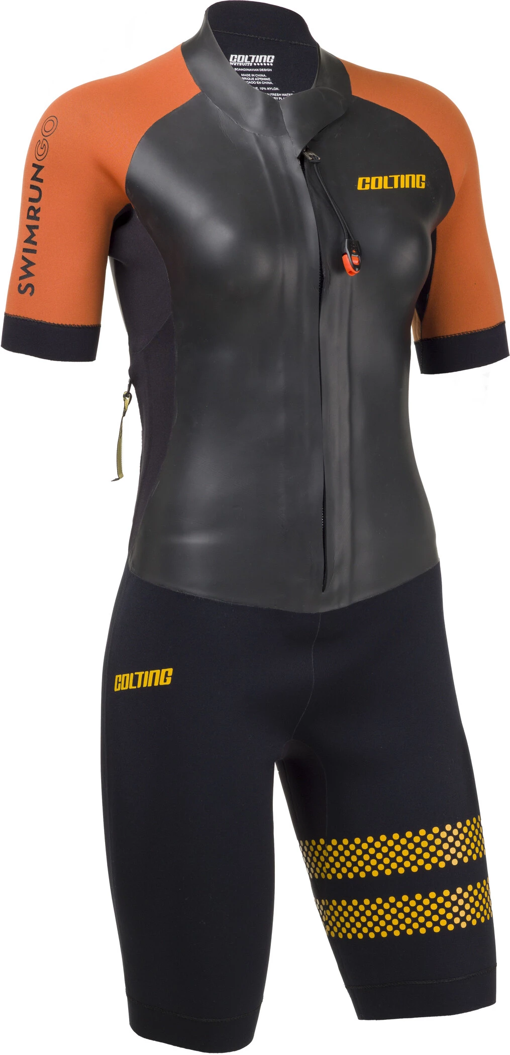 Colting Wetsuits Swimrun Go Combinaison Femme, noir/jaune 3 Colting Wetsuits Swimrun Go Combinaison Femme, noir/jaune