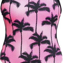 Funkita Brace Free One Piece Swimsuit Women, rose/noir