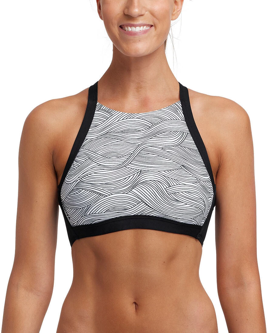 Funkita Hi Light Swim Top Women, noir/blanc 3 Funkita Hi Light Swim Top Women, noir/blanc