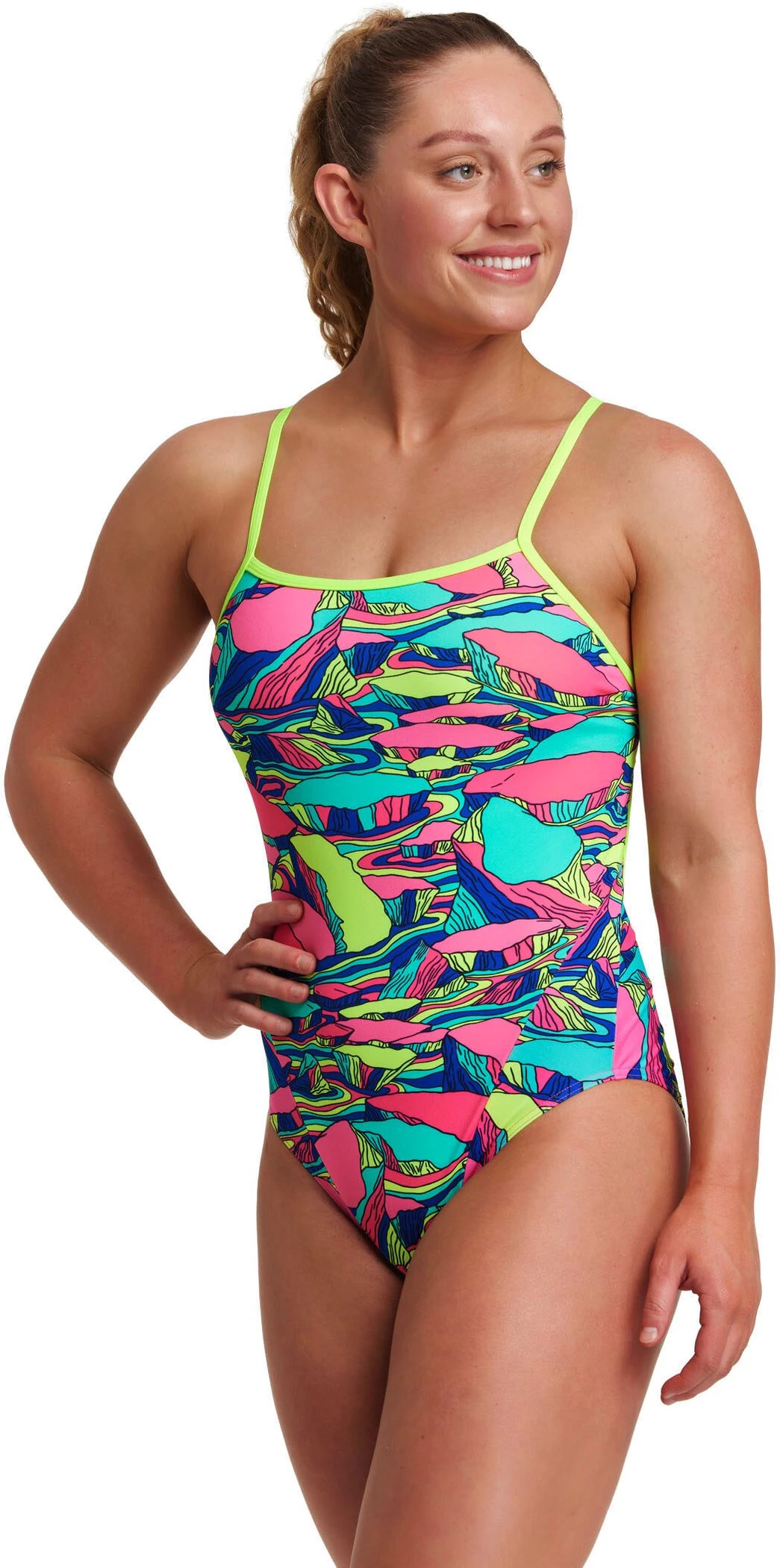 Funkita Single Strap One Piece Swimsuit Women, Multicolore 3 Funkita Single Strap One Piece Swimsuit Women, Multicolore