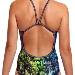 Funkita Single Strap One Piece Swimsuit Women, Multicolore -Natation Femme Soldes funkita single strap one piece swimsuit women lion eyes 3 3