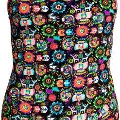 Funkita Single Strap One Piece Maillot de bain 1 pièce Femme, Multicolore