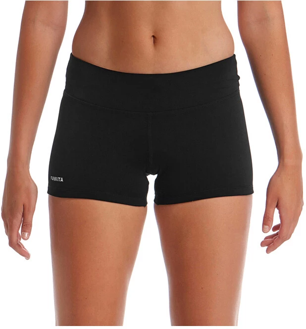 Funkita Swim Boy Leg Briefs Women, noir 4 Funkita Swim Boy Leg Briefs Women, noir – Image 2