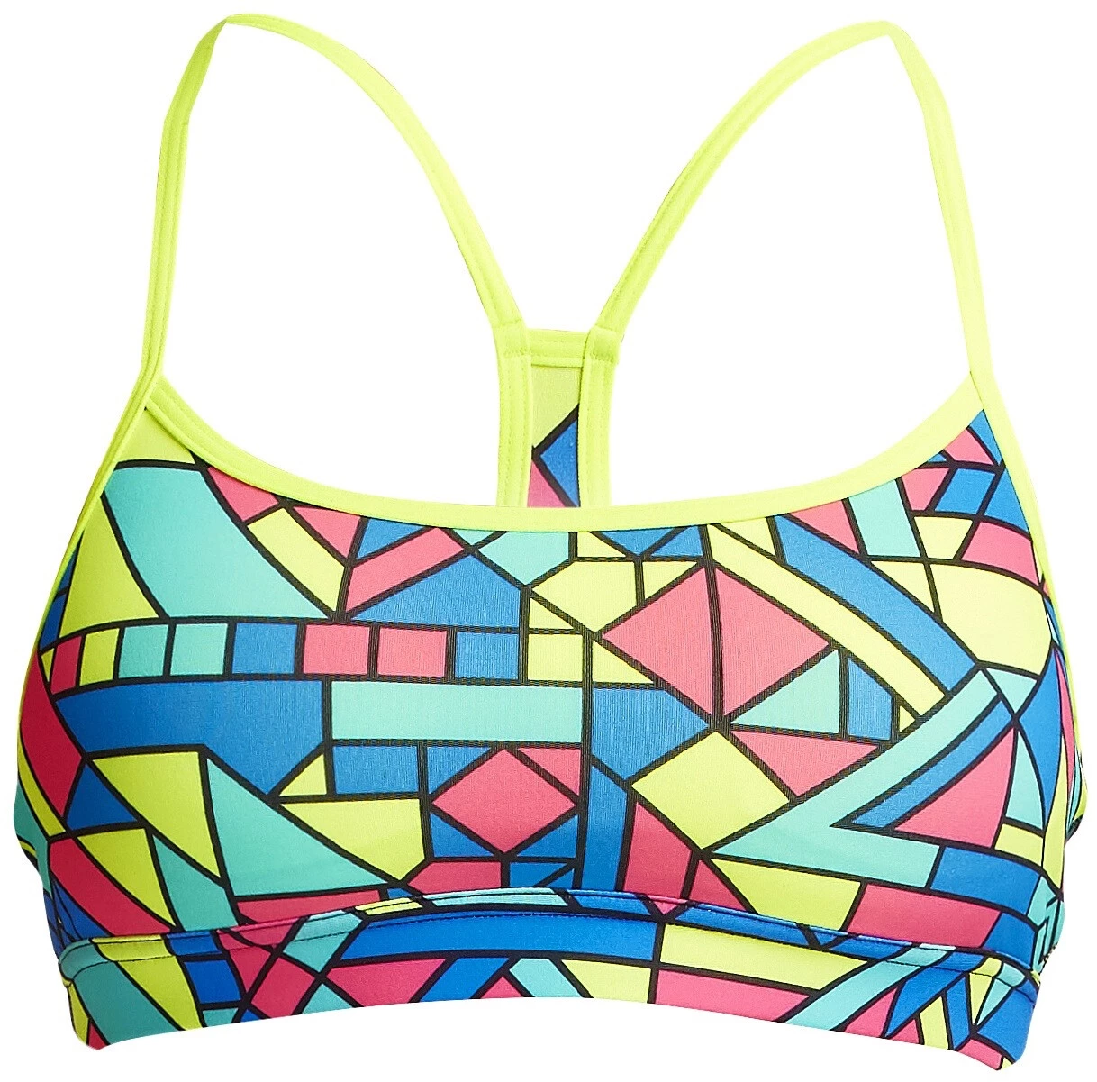 Funkita Swim Crop Top Women, Multicolore 3 Funkita Swim Crop Top Women, Multicolore