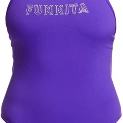 Funkita Tie Me Tight One Piece Swimsuit Women, violet