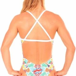 Natation Femme Soldes -Natation Femme Soldes mako aumakua rainbow lines swimsuit women multicoloured 2