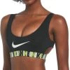 Nike Swim Logo Tape Scoop Neck Bikini Top Women, rose 2 Nike Swim Logo Tape Scoop Neck Bikini Top Women, rose -Natation Femme Soldes nike swim logo tape scoop neck bikini top women black 1