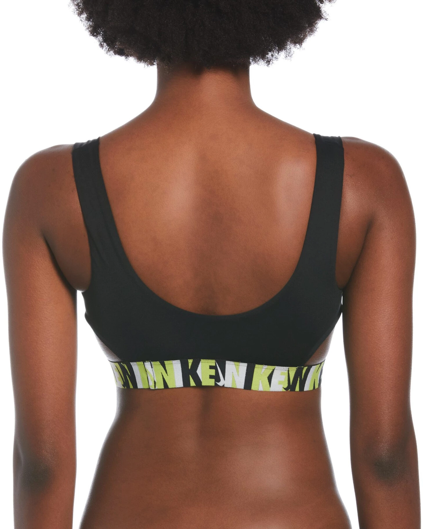Nike Swim Logo Tape Scoop Neck Bikini Top Women, rose 4 Nike Swim Logo Tape Scoop Neck Bikini Top Women, rose – Image 2