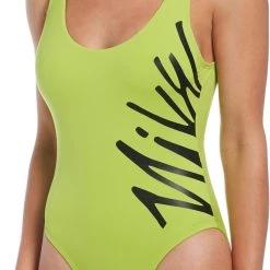 Nike Swim Multi Logo U-Back One Piece Swimsuit Women, rose