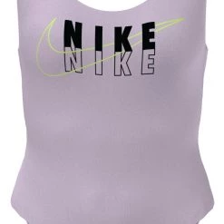 Nike Swim Multi Logo U-Back One Piece Swimsuit Women, noir