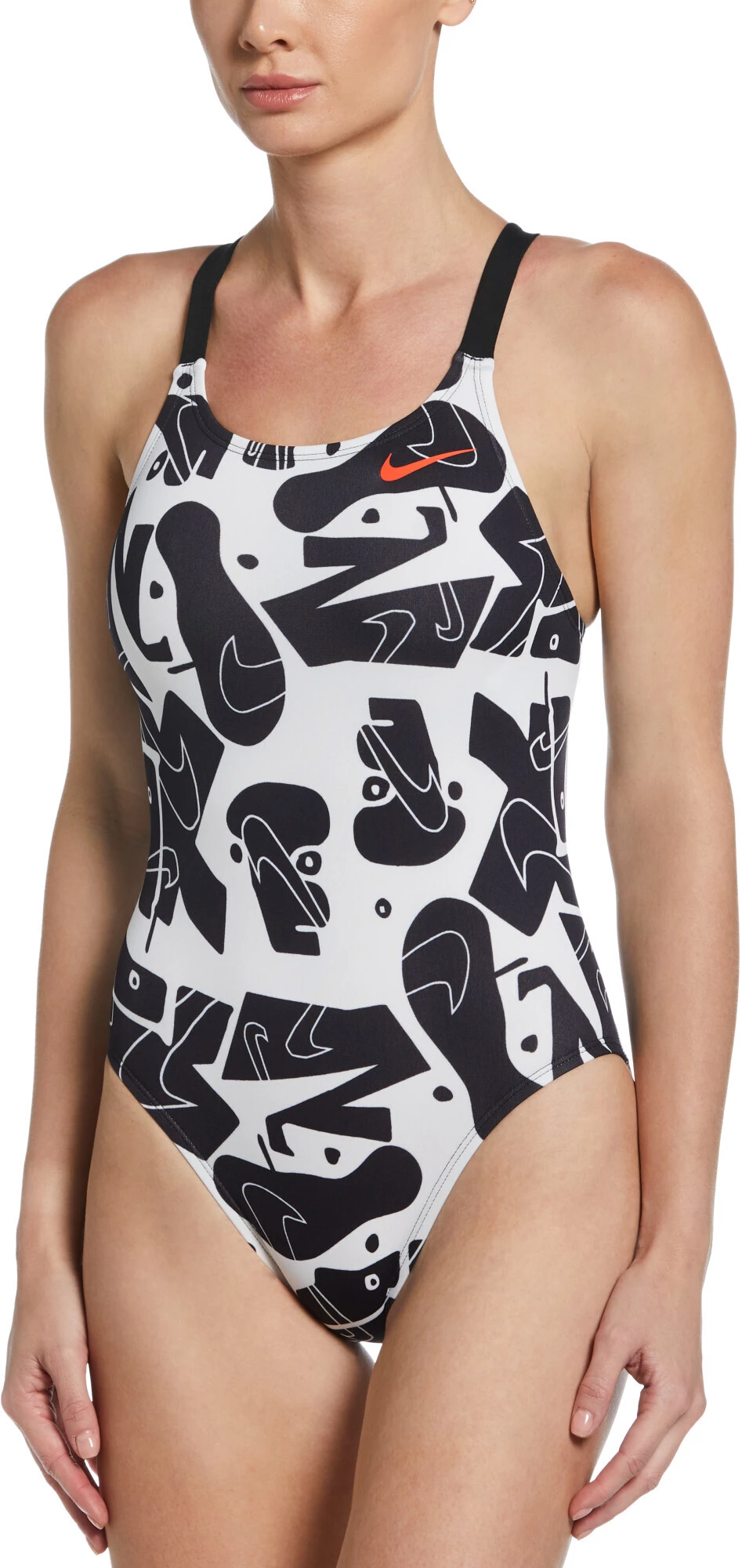 Nike Swim Multiple Print Fastback One Piece Swimsuit Women, Multicolore 3 Nike Swim Multiple Print Fastback One Piece Swimsuit Women, Multicolore