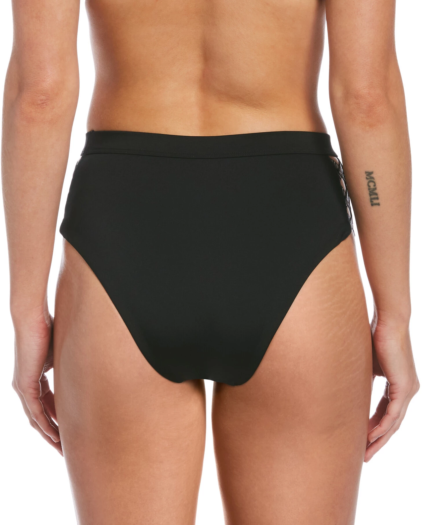 Nike Swim Sneakerkini High Waist Cheeky Bottoms Women, noir 4 Nike Swim Sneakerkini High Waist Cheeky Bottoms Women, noir – Image 2