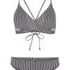 O'Neill Baay Maoi Mix Fixed Essentials Bikini Women, noir/blanc 1 O'Neill Baay Maoi Mix Fixed Essentials Bikini Women, noir/blanc -Natation Femme Soldes oneill baay maoi mix fixed essentials bikini women black ao 1