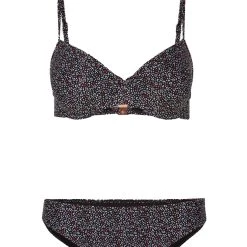 O'Neill Julia Wb Rita Fixed Bikini Women, noir/Multicolore