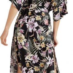 O'Neill Mix & Match Kimono Women, noir/Multicolore 10 O'Neill Mix & Match Kimono Women, noir/Multicolore -Natation Femme Soldes oneill mix match kimono women black ao 4