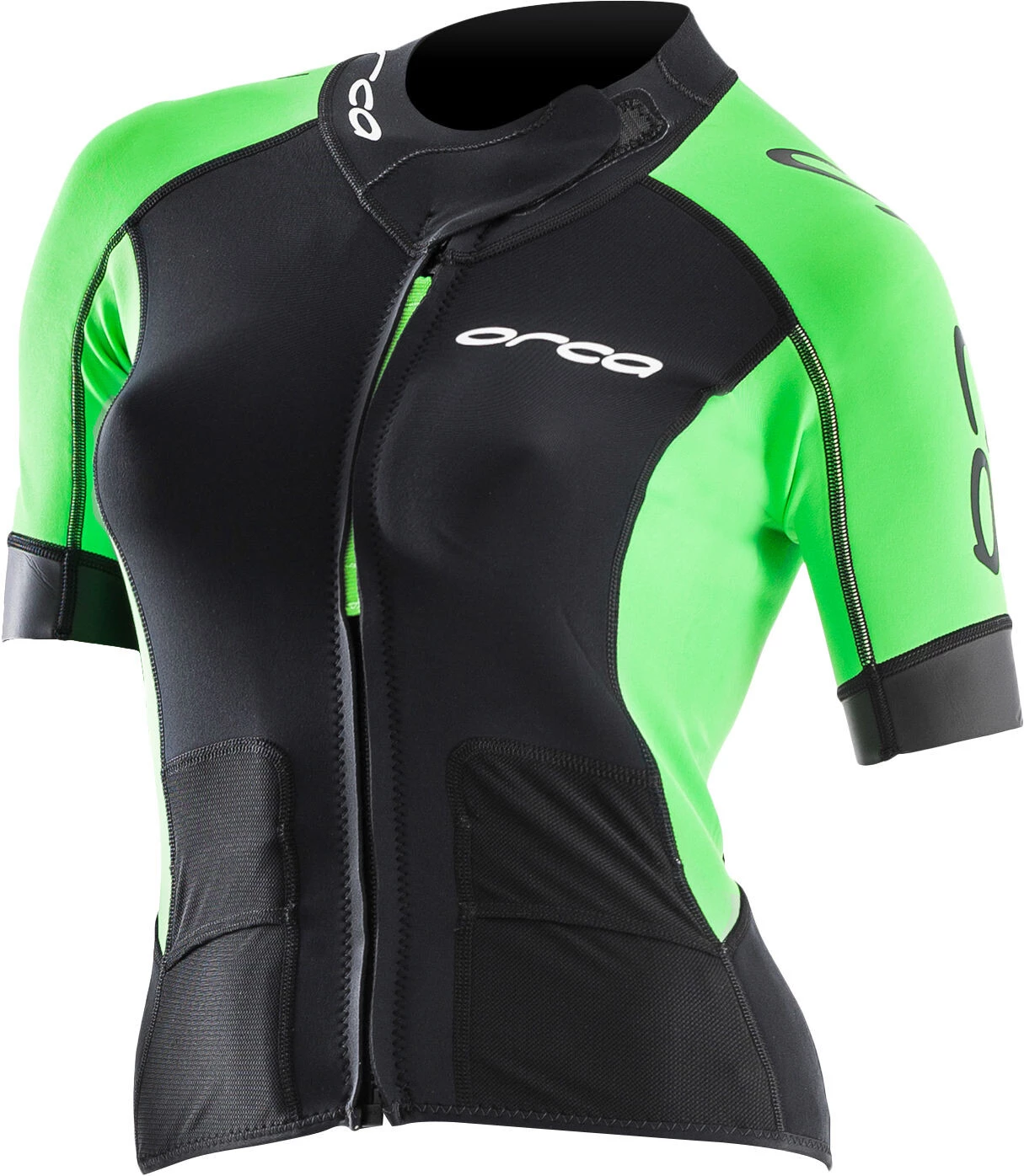 ORCA Swimrun Core T-shirt zippé Femme, noir/vert 3 ORCA Swimrun Core T-shirt zippé Femme, noir/vert